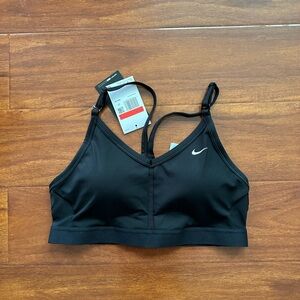 Nike Women's Dri-FIT Indy Light-Support Padded V-Neck Sports Bra large
